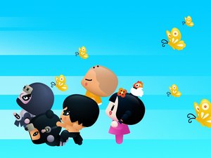 安卓动漫 卡通 pucca 中国娃娃 可爱手机壁纸