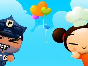 安卓动漫 卡通 pucca 中国娃娃 可爱手机壁纸