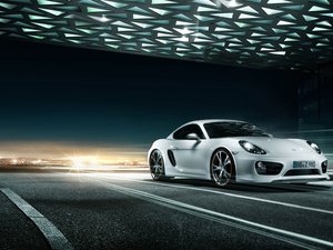 安卓汽车 超跑 保时捷 Cayman Techart手机壁纸