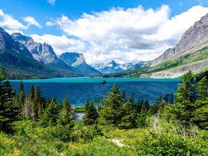安卓风景 自然 湖泊 山脉手机壁纸