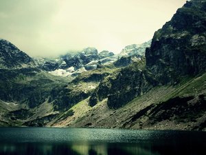 风景 湖泊 山脉