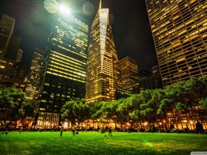安卓风景 城市 美国 纽约 夜景手机壁纸