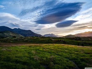 风景 自然 草原 山脉