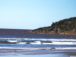 安卓风景 海岸 沙滩 浪花手机壁纸