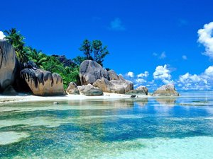 安卓风景 塞舌尔群岛 旅游胜地手机壁纸