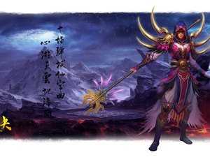安卓游戏 角色 插画 天地决手机壁纸