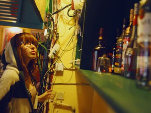 安卓美女 靓女 模特 漂亮 性感 可爱 倾心 靓丽 清纯可爱 王梦实 360宝贝 萌妹子手机壁纸