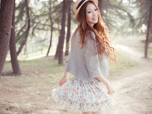 安卓美女 靓女 模特 漂亮 性感 可爱 倾心 靓丽 清纯可爱 姑娘 美人 女孩 倪彬Judy 360宝贝手机壁纸