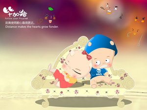 安卓爱情 毕加猪手机壁纸