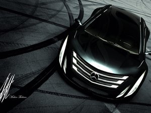 安卓汽车 SUV 黑色 奔驰 动感手机壁纸