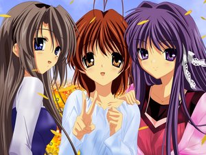 动漫 CG 日本 CLANNAD 美少女 可爱 草泥马