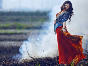 露露 美女 明星 模特