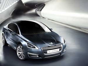 Peugeot 标志 概念车 汽车 宽屏