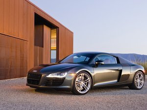 安卓汽车 audi r8 奥迪 跑车 宽屏手机壁纸