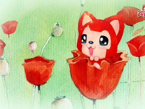 安卓阿狸 梦之城堡 可爱 卡通 宽屏 ali ali手机壁纸