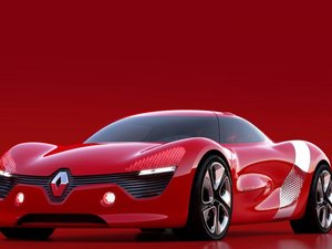 安卓Renault DeZir 雷诺 概念车 汽车 红色 跑车手机壁纸