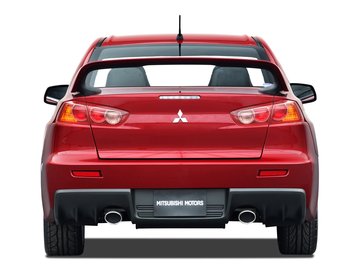 汽车 SUV 红色 三菱 lancer evo