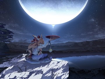 动漫 动漫少女 海滩