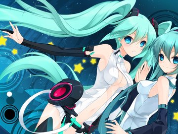 动漫 动漫少女 初音 动漫歌手