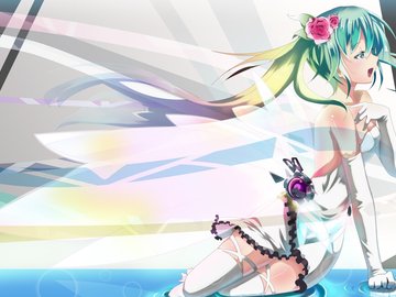 动漫 动漫角色 插画 动漫少女 初音