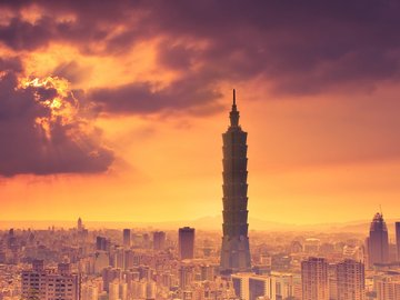 风景 旅游 中国 台湾 台北 101大厦