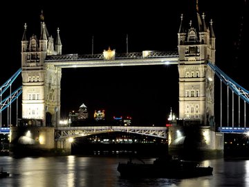 风景 旅游 英国 伦敦 塔桥 夜景