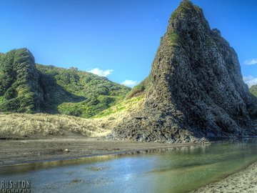 风景 自然 河流 山峰