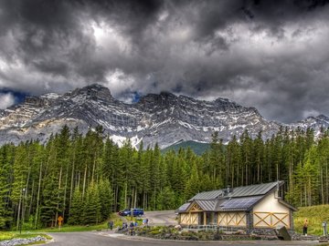 加拿大 风景 风光 美景 旅游 自然 加拿大 班夫 国家公园