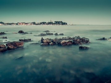 风景 海岸 海淀 礁石