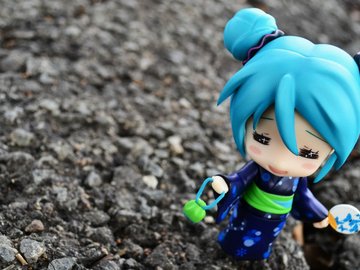 小清新 初音 手办 可爱