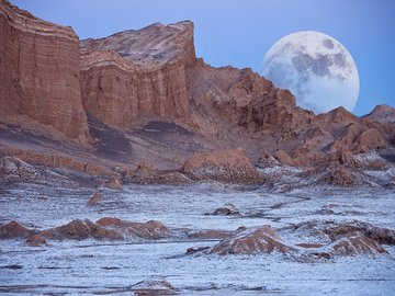 风景 夜晚 月亮