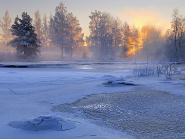 风景 旅游 瑞典 雪景