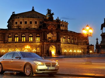 BMW 750Li 宝马 汽车 宽屏