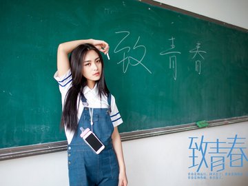 致青春 毕业季 美女 模特 宽屏 学生妹 清纯