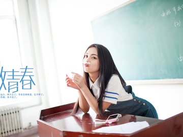 致青春 毕业季 美女 模特 宽屏 学生妹 清纯