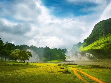 风景 碧绿草原 儿童桌面专用