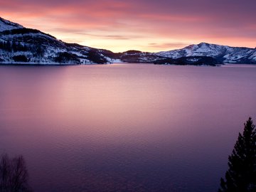 超宽 全景 风景 落日余晖 mlgb