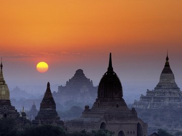 风景 落日余晖