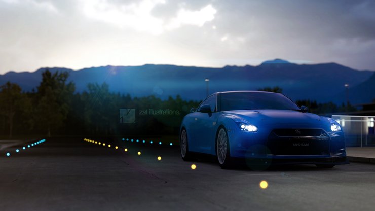 汽车 GTR 尼桑
