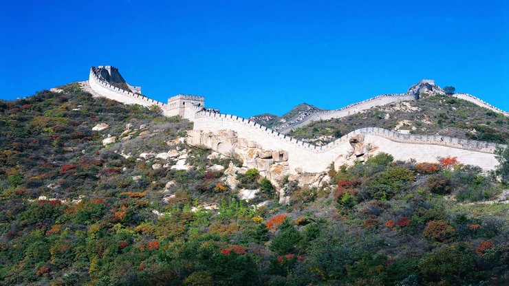 开阔 风景 大气 旅游 风光 旅游胜地 长城 万里长城