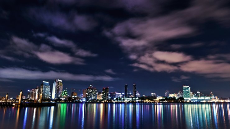 风景 城市 夜景