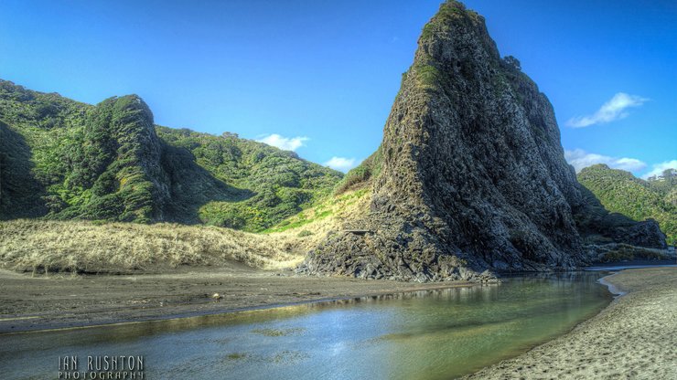 风景 自然 河流 山峰