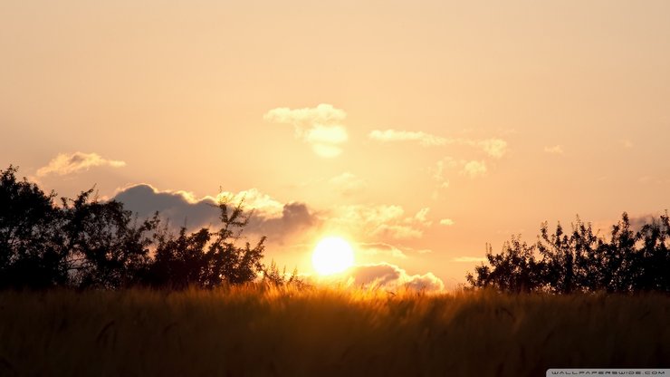 风景 落日 夕阳 黄昏 落日余晖