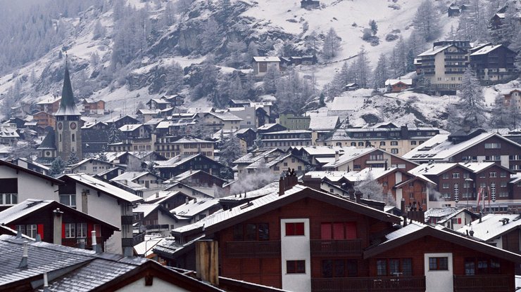 开阔 风景 阳光 大气 旅游 风光 冰天雪地 房子