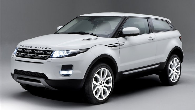 汽车 SUV 白色 路虎 Evoque