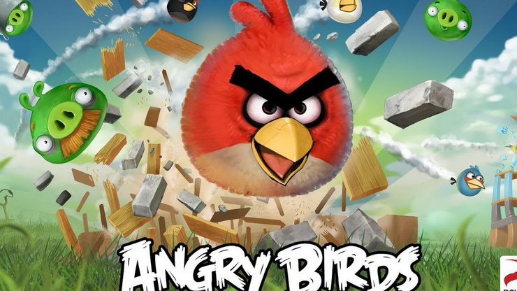 愤怒的小鸟 Angry Birds 可爱 卡通 游戏 宽屏