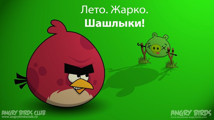 愤怒的小鸟 Angry Birds 可爱 卡通 游戏 宽屏