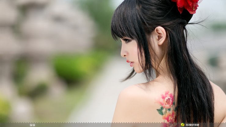安卓手机美女 360宝贝 歪歪高清壁纸