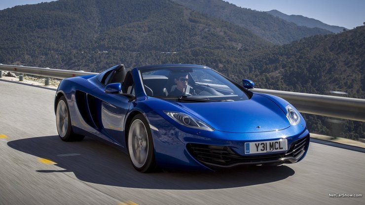 安卓手机汽车 超跑 迈凯轮 2013款 McLaren MP4-12C Spider高清壁纸