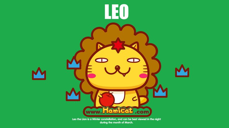 安卓手机动漫 插画 手绘 Hamicat 哈咪猫 狮子座 星座高清壁纸